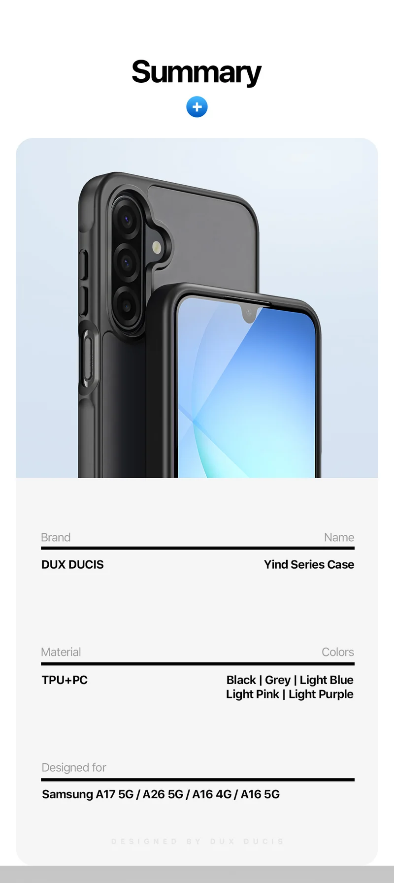 DUXDUCIS Phone Case for Samsung A17 5G-A26 5G-A16 4G-A16 5G product details 12