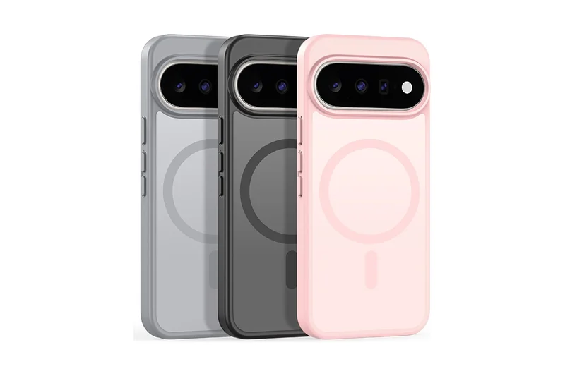DUXDUCIS Phone Case for Google Pixel 11/11 Pro/10/10 Pro/9/9 Pro with Magnetic - Three colors: Black, Grey and Light Pink