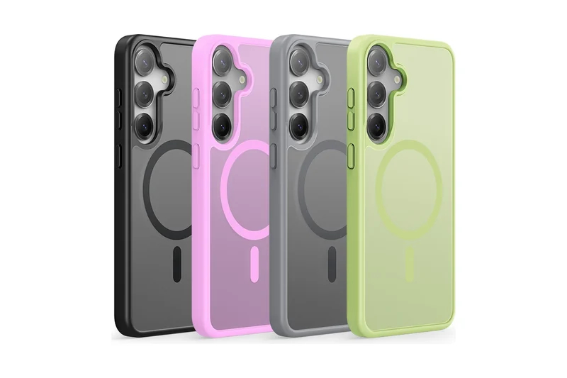 DUXDUCIS Phone Case for Samsung S25 Plus - Four colors: Black, Grey, Rose Pink and Lime Green