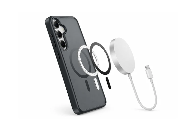 DUXDUCIS Phone Case for Samsung S25 Plus - Closed-ring magnetic charging illustration for Samsung S25 Plus