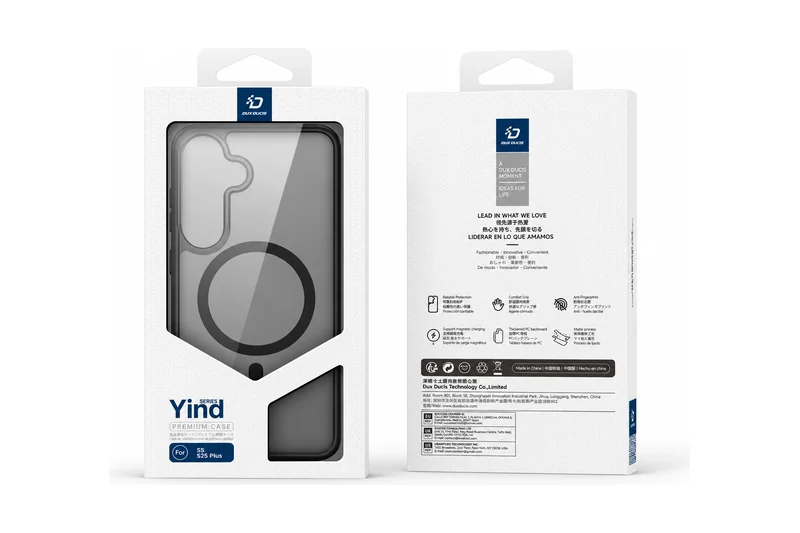 DUXDUCIS Phone Case for Samsung S25 Plus - Yind Series Samsung S25 Plus retail packaging front and back