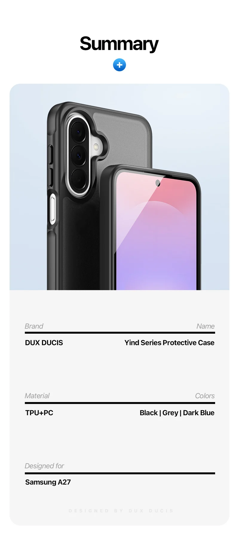 DUXDUCIS Phone Case for Samsung A27 product details 12