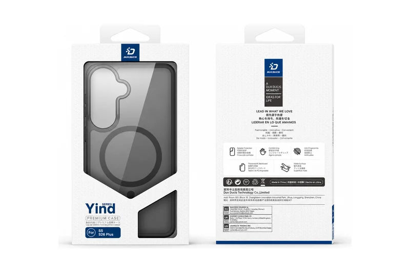 DUXDUCIS Phone Case for Samsung S26 Plus - Yind Series Samsung S26 Plus retail packaging front and back