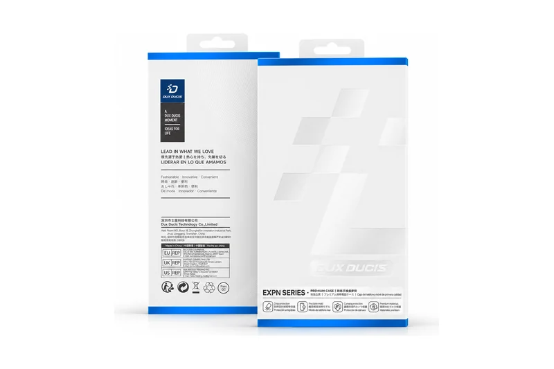DUXDUCIS Phone Case for Samsung Z Fold 8 - EXPN Series Samsung Z Fold 8 retail packaging front and back