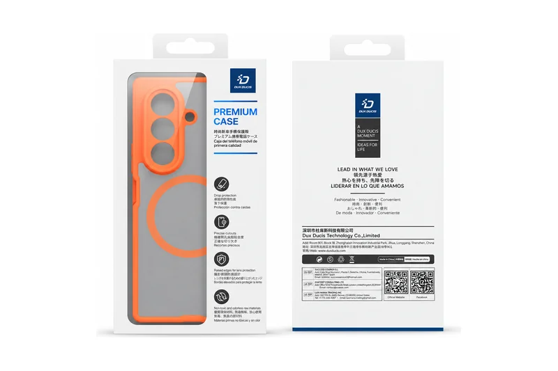 DUXDUCIS Phone Case for Samsung Z Fold 7 - EXPN Series Samsung Z Fold7 retail packaging front and back