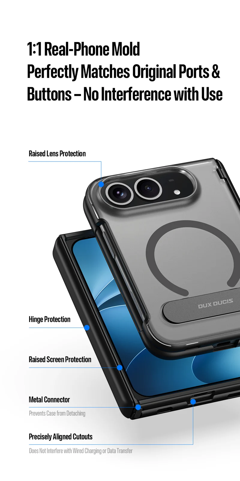 DUXDUCIS Phone Case for iPhone Duo product details 14
