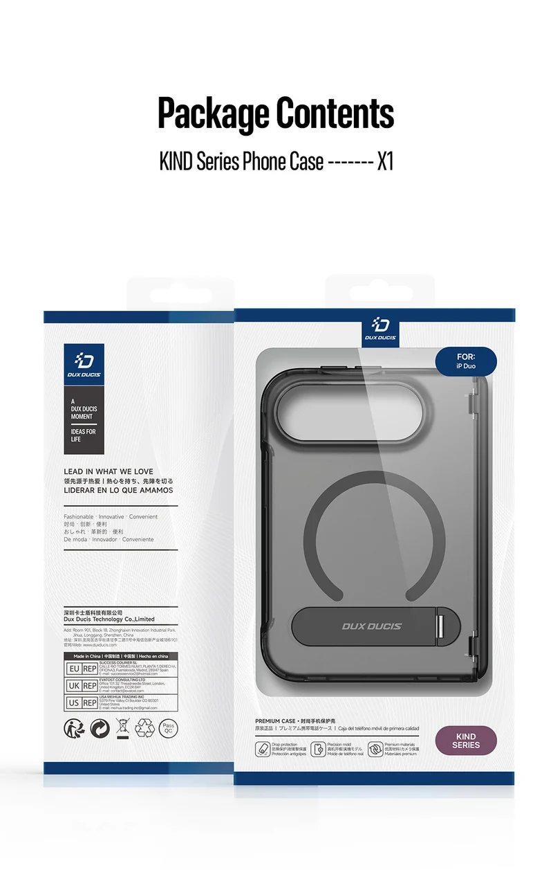 DUXDUCIS Phone Case for iPhone Duo product details 16