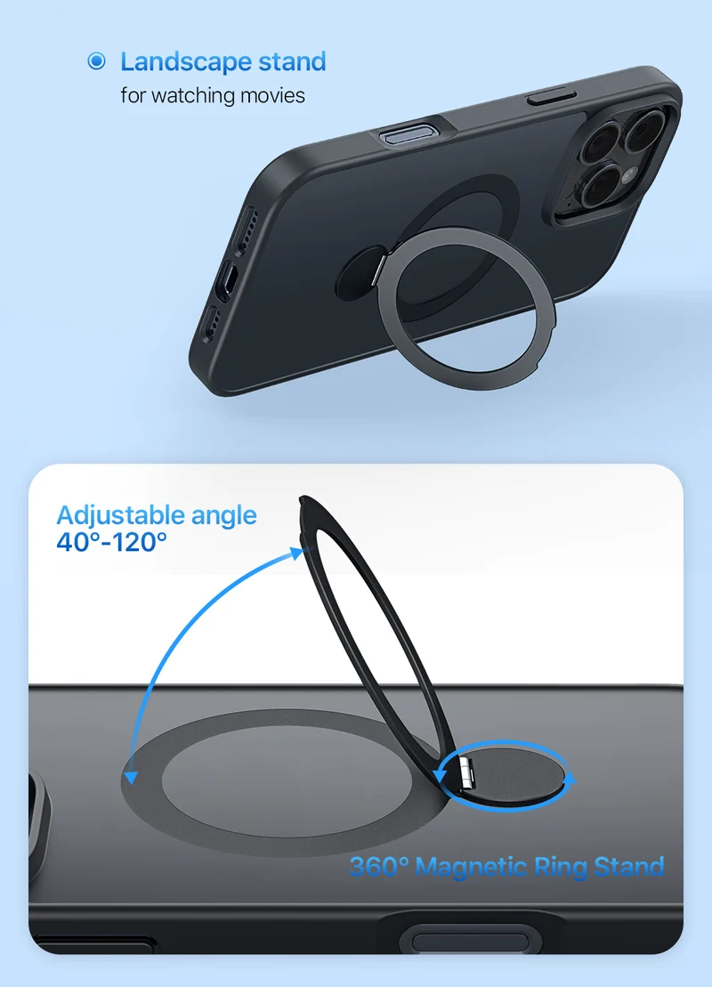 DUXDUCIS Phone Case for iPhone 16 Pro with Stand product details 10