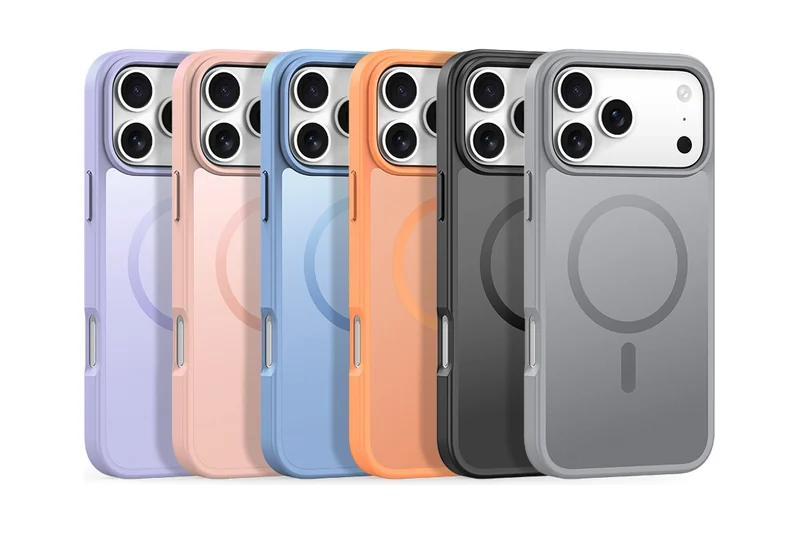 DUXDUCIS Phone Case for iPhone 17 Pro V2 - Color options with Orange and pastel finishes