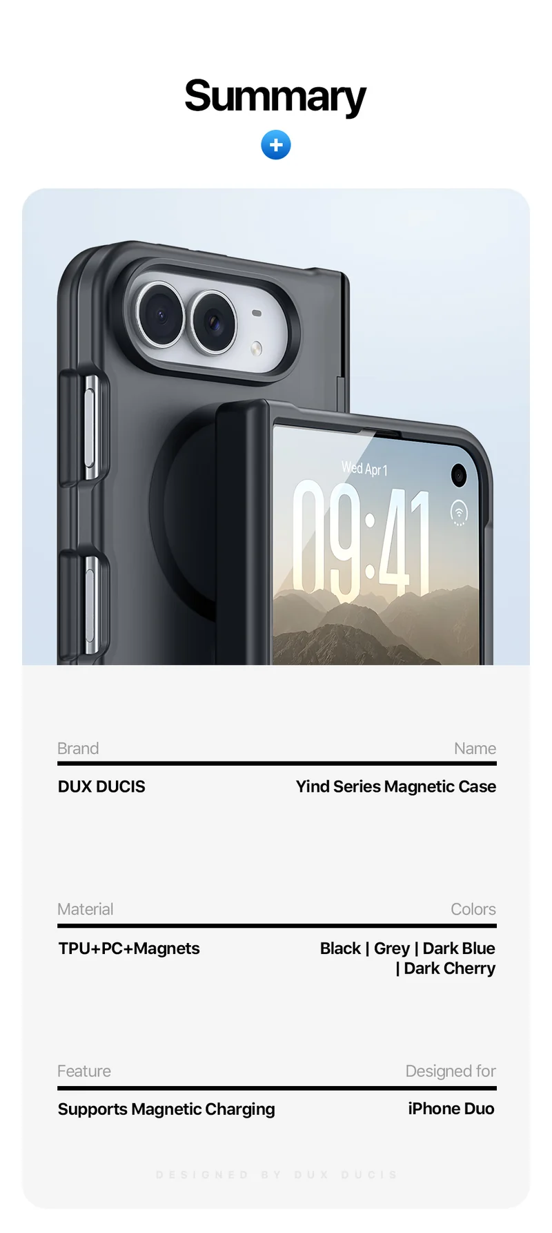 DUXDUCIS iPhone Duo with Magnetic product details 15