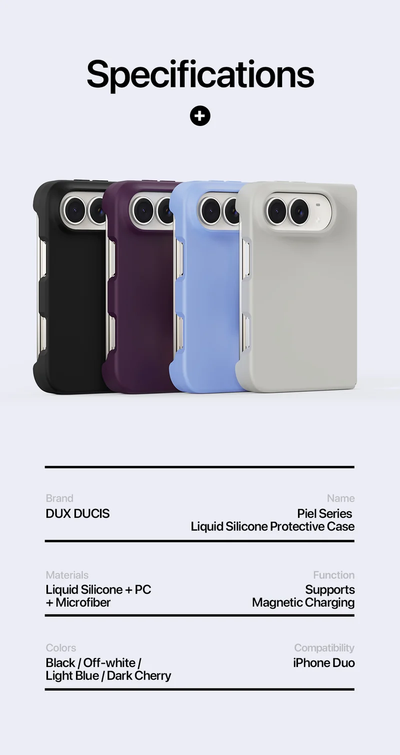 DUXDUCIS Phone Case for iPhone Duo product details 11