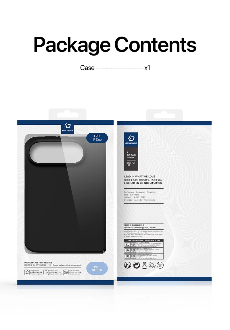 DUXDUCIS Phone Case for iPhone Duo product details 12