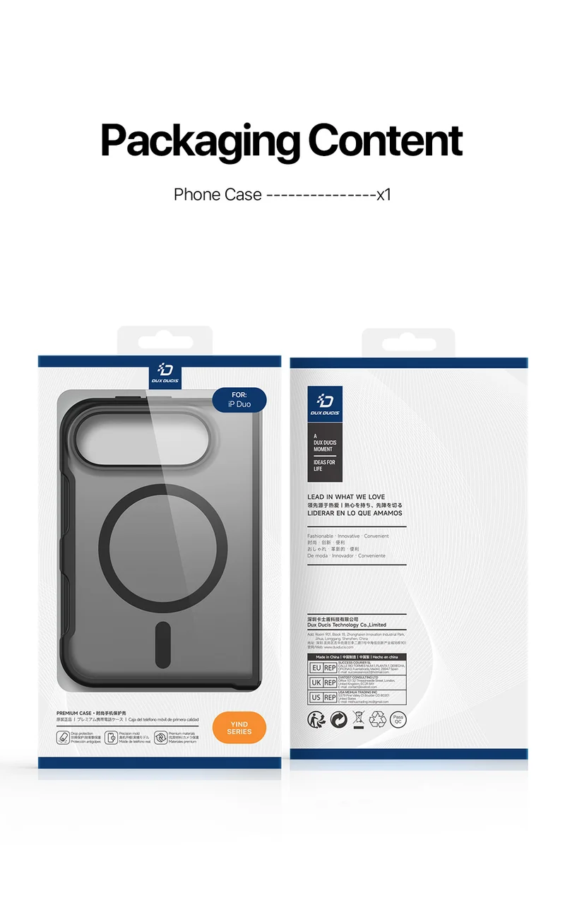 DUXDUCIS iPhone Case for iPhone Duo product details 15