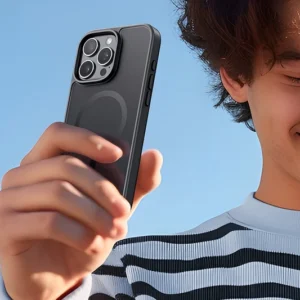 DUXDUCIS Phone Case for iPhone 16 Pro Max - handheld lifestyle scene