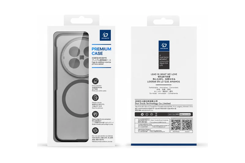 DUXDUCIS Phone Case for vivo X Fold 6 - EXPN Series vivo X Fold6 retail packaging front and back